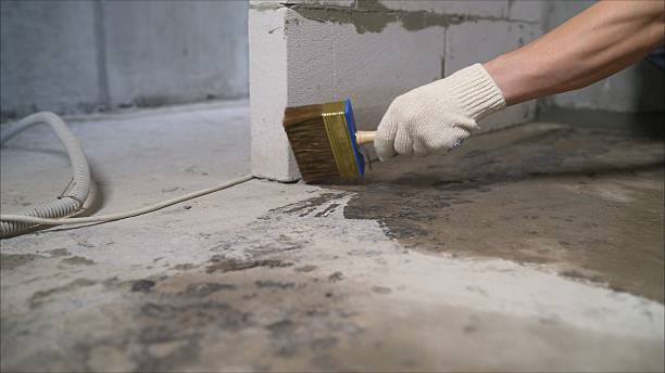SJ Waterproofing Pros Interior Drainage System coverage map for Rutherford, NJ and surrounding area